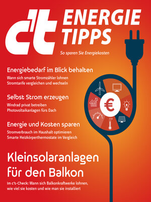 cover image of c't Energie-Tipps 2022